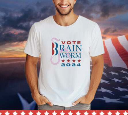 Vote Brain Worm 2024 shirt