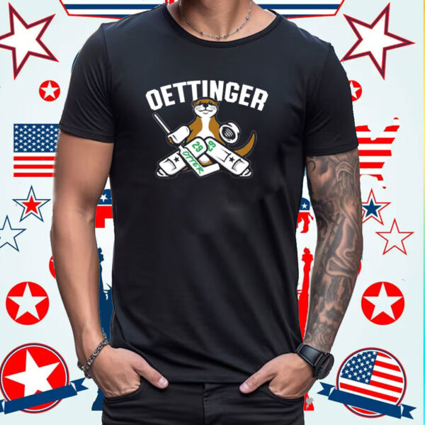 Dallas Jake Oettinger Otter TShirt