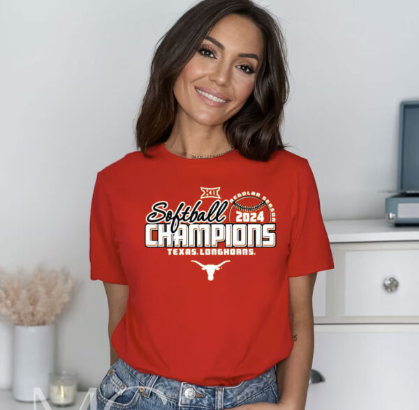 Texas Longhorns 2024 Big 12 Softball Regular Season Champions TShirt