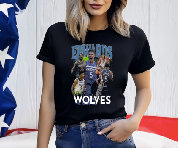 Timberwolves Anthony Edwards Wolves T-Shirt