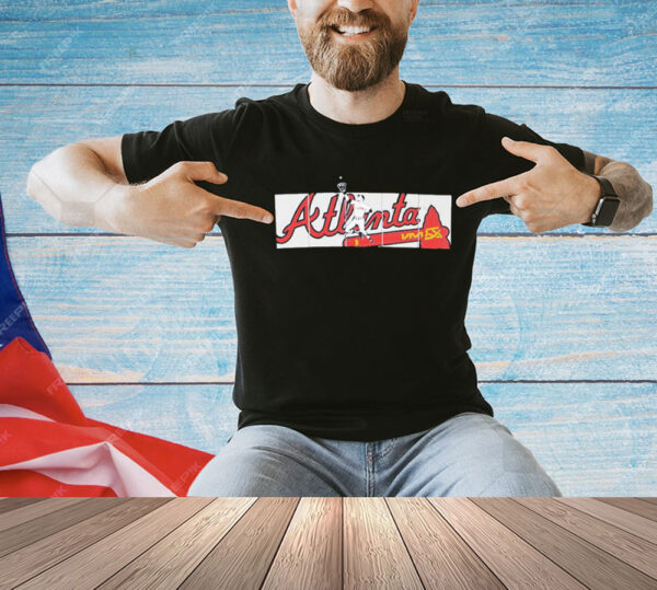 Atlanta Braves Baseballism Outfield Fence T-Shirt