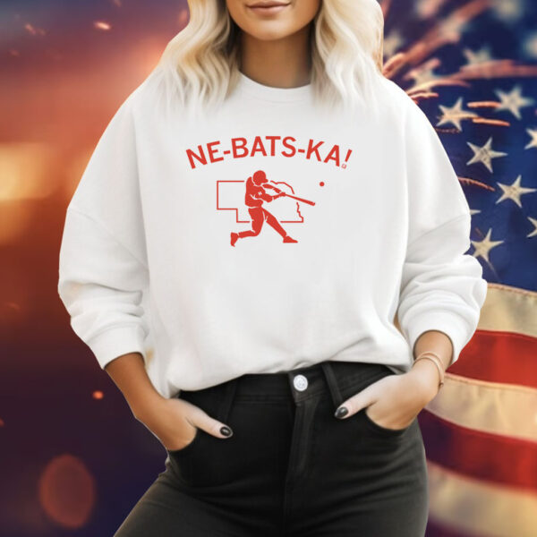 Baseball in Nebraska Ne-bat-sk Sweatshirt