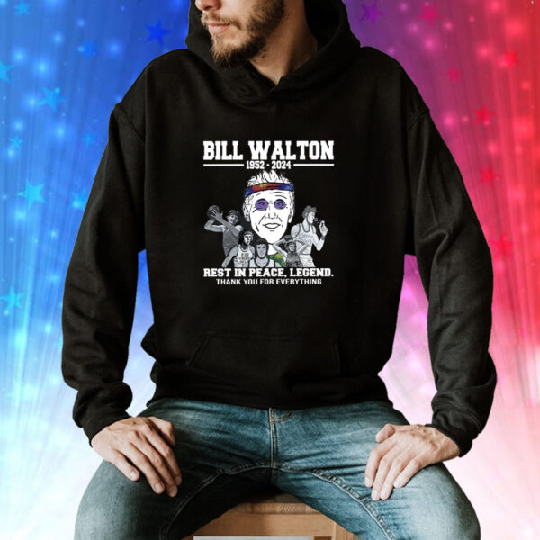 Bill Walton Rest In Peace Legend Thank You For Everything Hoodie