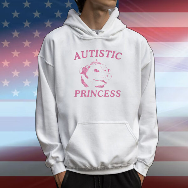 Dishonorablementions Store Autistic Princess Opossum T-Shirt