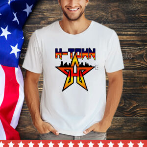 Houston Astros Skyline H Town Baseball T-Shirt