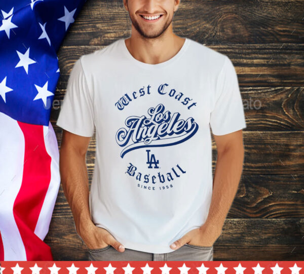 Los Angeles Dodgers West Coast Baseball T-Shirt