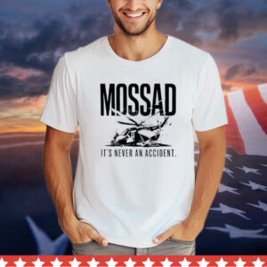 Mossad It’s Never An Accident Ladies Boyfriend T-Shirt