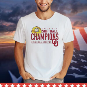 Oklahoma Sooners 2024 Big 12 Softball Conference Tournament Champions T-Shirt