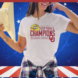 Oklahoma Sooners 2024 Big 12 Softball Conference Tournament Champions T-Shirt