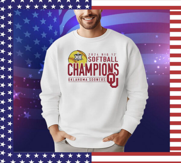 Oklahoma Sooners 2024 Big 12 Softball Conference Tournament Champions T-Shirt