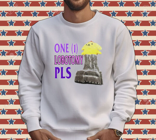 One 1 lobotomy pls shirt