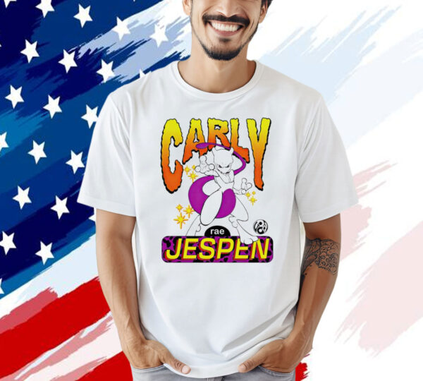 Ricky Montgomery wearing Mewtwo Carly Rae Jepsen Shirt