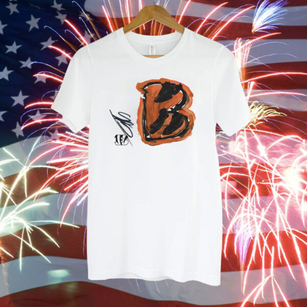 Rookies Paint Cincinnati Bengals by Jermaine Burton T-Shirt