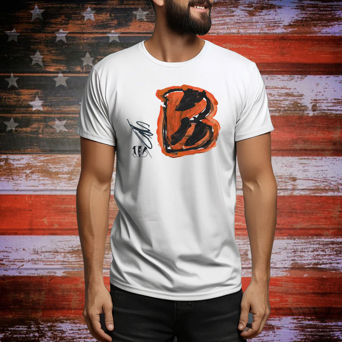 Rookies Paint Cincinnati Bengals by Jermaine Burton Tee Shirt