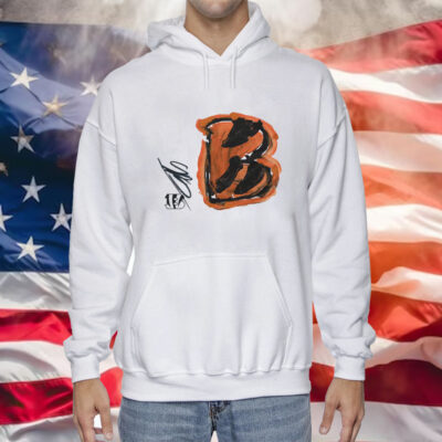 Rookies Paint Cincinnati Bengals by Jermaine Burton Hoodie