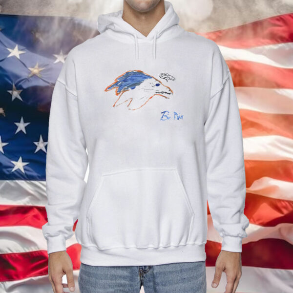 Rookies Paint Denver Broncos by Bo Nix T-Shirts