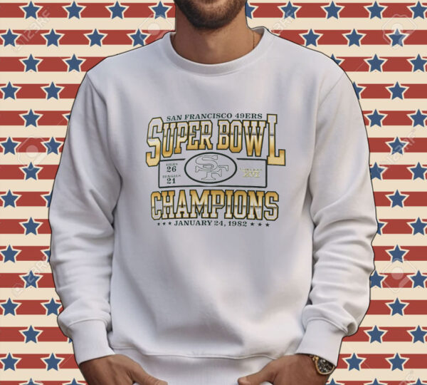 San Francisco 49ers Super Bowl XVI Champions Shirt
