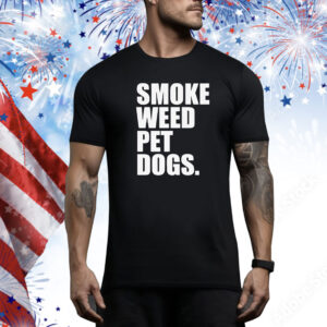 Smoke Weed Pet Dogs Hoodie Shirts