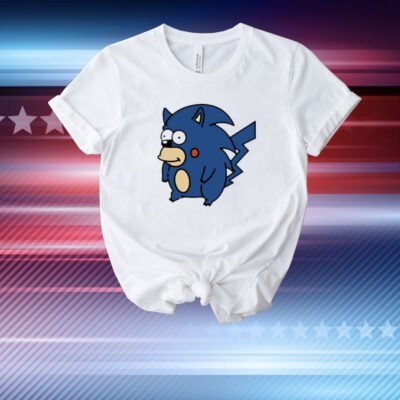 Sonic Pikachu Simpsons T-Shirt