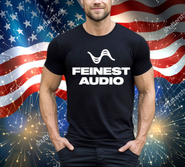 Stuart Feiner wearing feinest audio T-Shirt