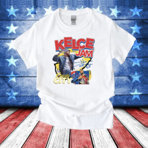 Travis Kelce Kelce Jam Kansas City Ladies Boyfriend Tee Shirt