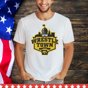 University Of Iowa Wrestle Town USA T-Shirt