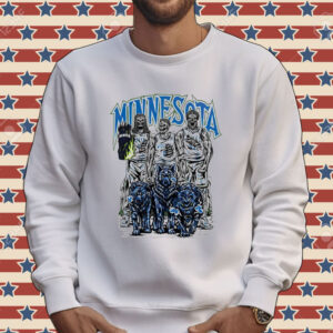 Wolfpack Minnesota skeleton Shirt