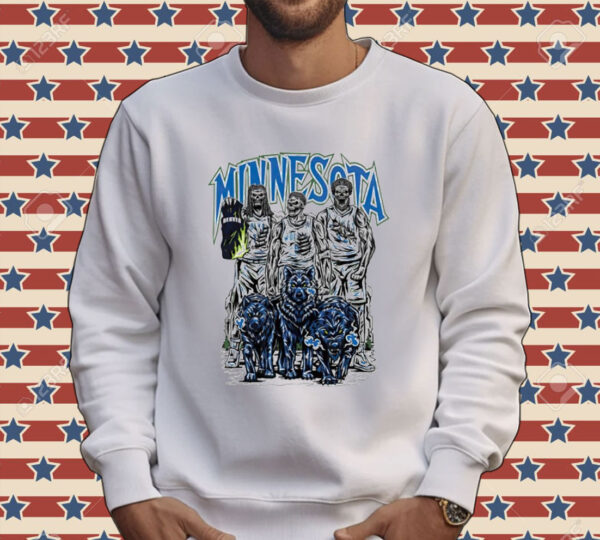 Wolfpack Minnesota skeleton Shirt