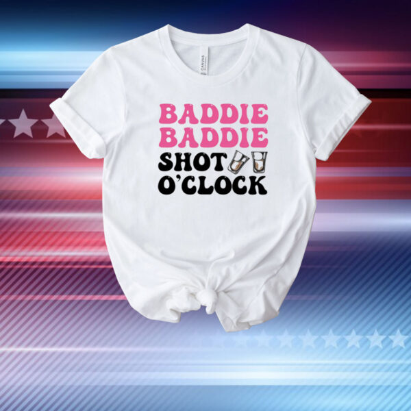 Baddies Caribbean Baddie Baddie Shot O'clock T-Shirt
