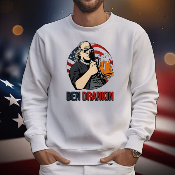 Ben Drankin drink bear 4th of july 2024 T-Shirt