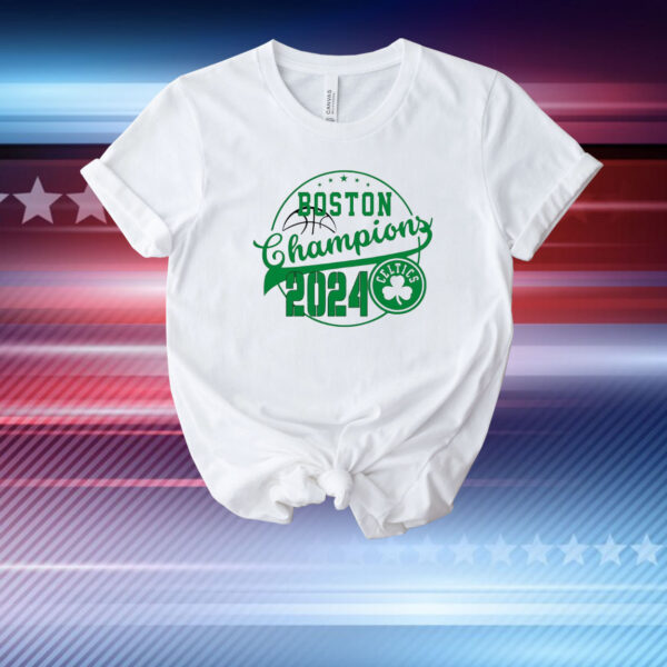 Boston Celtics Champions NBA Basketball 2024 T-Shirt