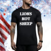 Julian Edelman wearing lions not sheep Tee Shirt
