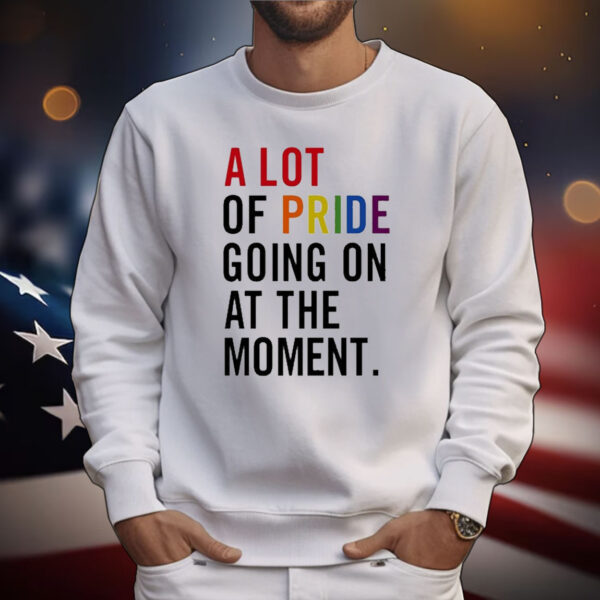 Official A Lot Of Pride Going On At The Moment T-Shirt