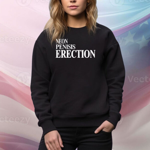 Neon penisis erection Tee Shirt