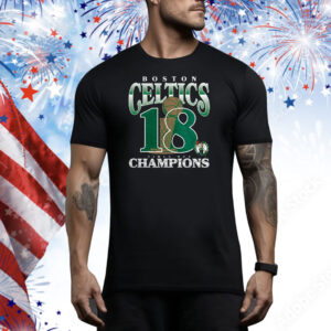 Official Boston Celtics 18-Time NBA Finals Champions Tee Shirt