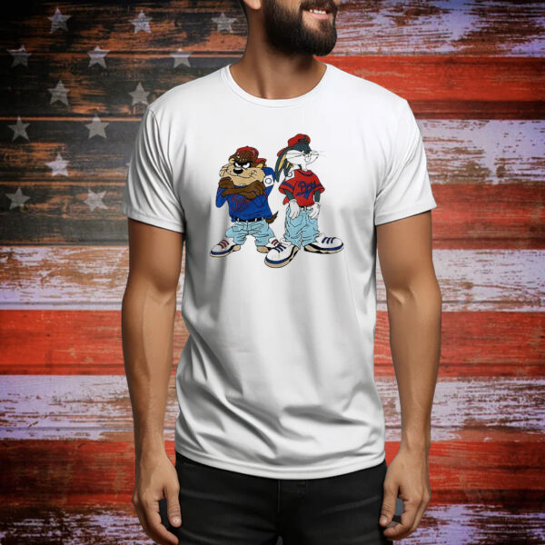 Official Bugs Bunny and Taz 90s Looney Tunes 2024 Tee Shirt