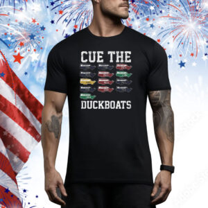 Official Cue The Duckboats 2001-2024 Tee Shirt