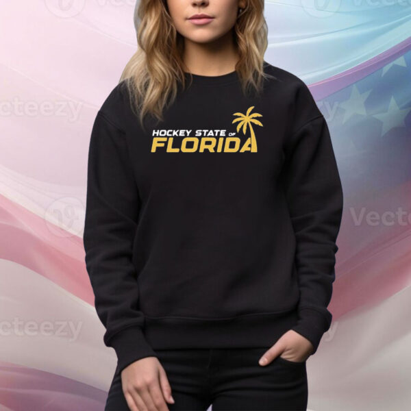 Official Everything Hockey Hockey State Of Florida Tee Shirt