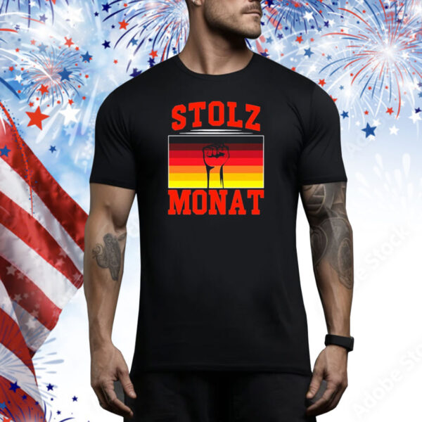 Official Heiko Wearing Stolz Monat Tee Shirt