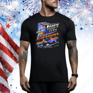 Official KL17 Kyle Larson HendrickCars.Com Rookie of the Year 2024 Tee Shirt