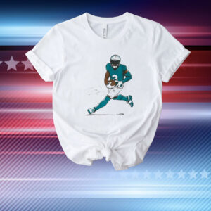 Official Odell Beckham Jr Miami Dolphins Superstar Pose signature T-Shirt