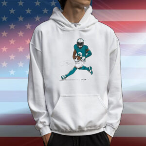 Official Odell Beckham Jr Miami Dolphins Superstar Pose signature T-Shirt