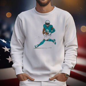 Official Odell Beckham Jr Miami Dolphins Superstar Pose signature T-Shirt