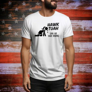 Official Old School Hats Hawk Tuah Spit On That Thang Tee Shirt