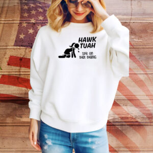 Official Old School Hats Hawk Tuah Spit On That Thang Tee Shirt