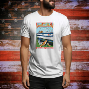 Official Poster SummerFest June 20-22 2024 Milwaukee WI Tee Shirt