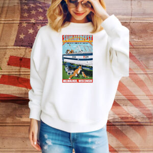 Official Poster SummerFest June 20-22 2024 Milwaukee WI Tee Shirt