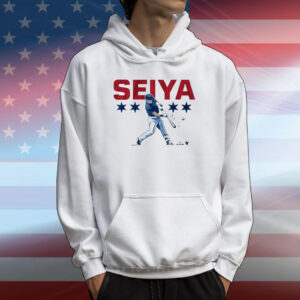 Official Seiya Suzuki Chicago Cubs Slugger Swing T-Shirt