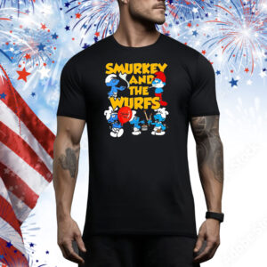 Official Smurkey And The Wurfs Turkey And The Wolf The Smurfs New Tee Shirt