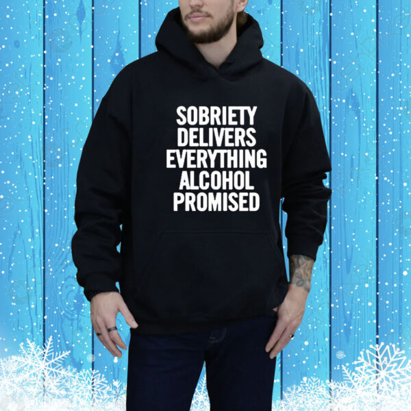 Official Sobriety Delivers Everything Alcohol Promised 2024 Tee Shirt